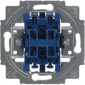 Modulo inserto interruttore, busch jaeger 2000/4 US, 250 V, blu/argento