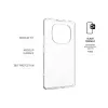 Backcover FIXED per Xiaomi Redmi Note 14 Pro 4G, custodia protettiva in TPU trasparente