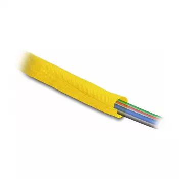 Guaina intrecciata DeLOCK autochiudente resistente al calore 2 m x 19 mm giallo