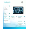 Apple MacBook Air 13 pollici: chip M4 con CPU 10-core e GPU 8-core, 16 GB, 256 GB SSD – Azzurro cielo
