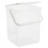 Contenitore per detersivo in plastica Rotho Basic 9 L modello 1770101100RP, bianco, coperchio, foro per appendere