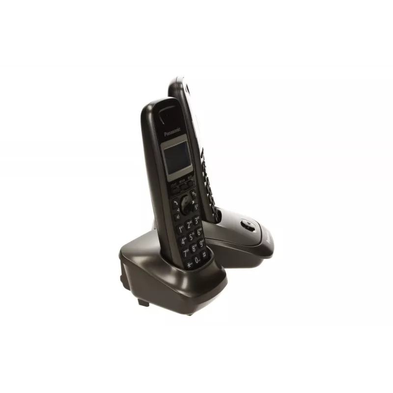 Telefono DECT Panasonic KX-TG2512 grigio con identificazione del chiamante
