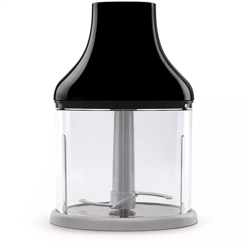 Frullatore a immersione Smeg HBF03BLEU — 700 W Frullatore a mano, 1,4 L bicchiere, lama in acciaio inox, nero