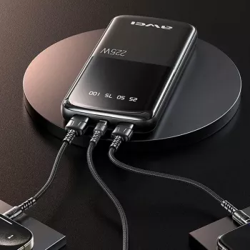 Awei PowerBank P10K 10000 mAh 22,5W nero/nero (10000mAh, 22W, 22,50Wh), powerbank, nero