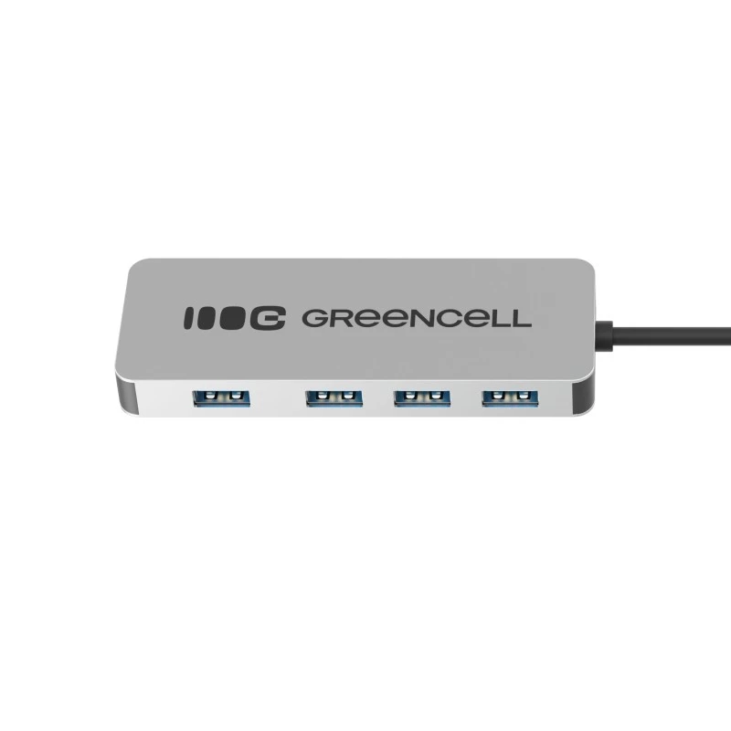 Hub USB Green Cell HUB-GC-C4A — hub USB-C 3.0 a 4 porte