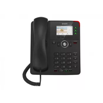 Snom telefono da tavolo D717 telefono IP nero 3 linee TFT