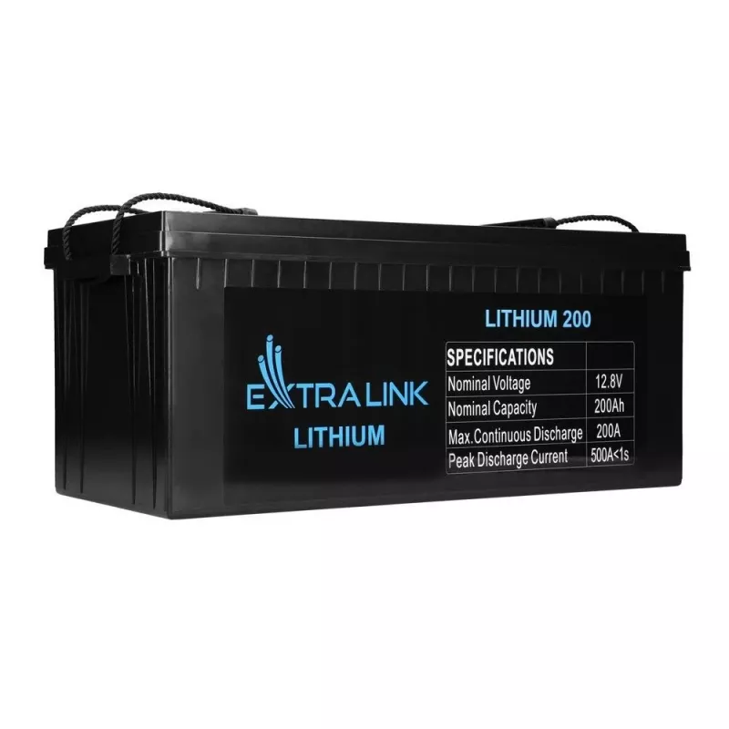Extralink EX.30479 batteria ricaricabile industriale al litio-ferro-fosfato (LiFePO4), 12,8 V, 200 Ah