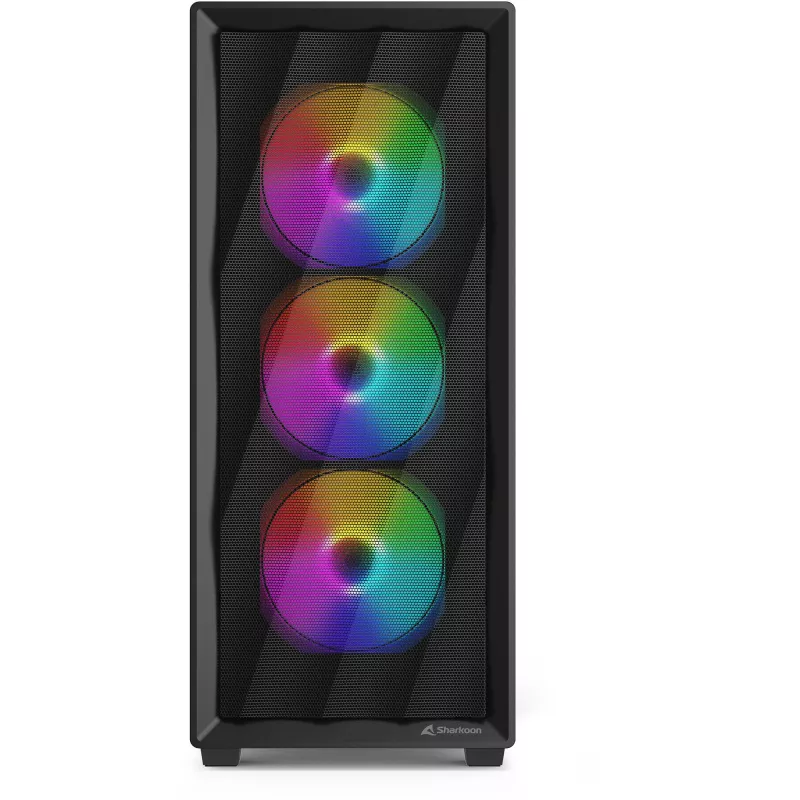 Case per computer Sharkoon VK4 Rainbow ATX nero