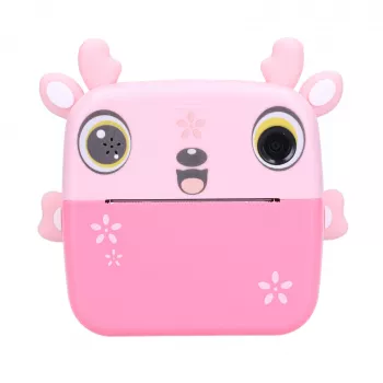Extralink set | stampante termica EPP-005 rosa + carta termica 3 rotoli | fawn