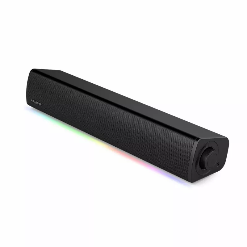 Sound Blaster GS3 soundbar gaming compatta con RGB e tecnologia SuperWide, alimentata via USB, Bluetooth 5.4, uscita cuffie per PC e Mac