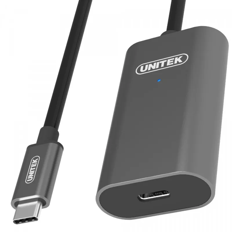 Cavo USB UNITEK U305A 5 m USB 3.2 Gen 1 USB C grigio