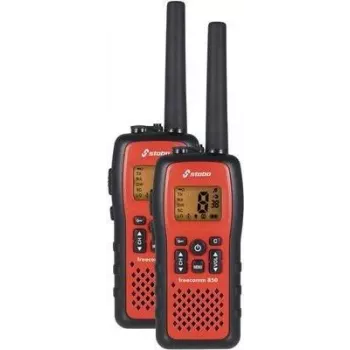 Ricetrasmettitore PMR portatile Stabo Freecomm 850 (modello 20850) – uso outdoor, confezione da 2