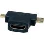 VALUE adattatore HDMI con Ethernet - HDMI femmina a mini HDMI, micro HDMI maschio