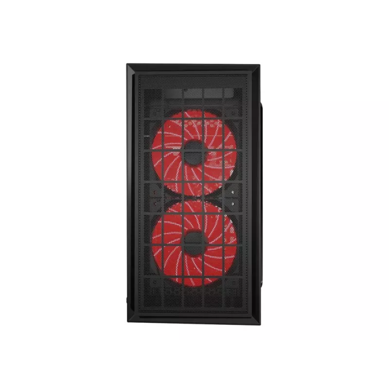 GEMBIRD CCC-FORNAX-950R case PC design gaming 3 x ventole 12 cm rosse