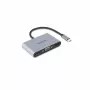 DICOTA D32064 dock station per dispositivi mobili tablet/smartphone/laptop argento