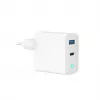 Gembird TA-UC-PDQC65L-W-01 caricabatterie per dispositivi mobili universale bianco AC ricarica rapida per interni