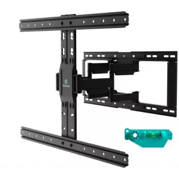Supporto TV da terra ONKRON SM6-B per schermi da 32 a 90 pollici, portata 50 kg, VESA 200x200–600x400, inclinazione -10–5°, rotazione 40°