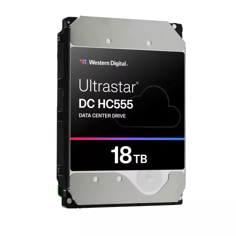 WD Ultrastar DC HC555 - disco rigido - data center - 18TB - interno - 3,5 (8,9 cm) - SAS 12Gb/s - 7200 rpm - buffer: 512MB (0B47747)