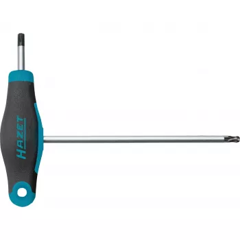 Cacciavite 829KKT-T10, con impugnatura a T blu/nero, con punta a sfera