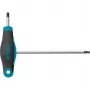 Cacciavite 829KKT-T10, con impugnatura a T blu/nero, con punta a sfera