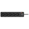 Tracer PowerGuard PRO nera 5 prese AC 1,6 m 3680 W