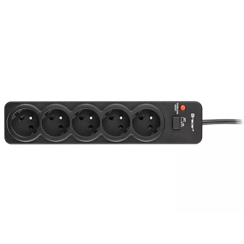 Tracer PowerGuard PRO nera 5 prese AC 1,6 m 3680 W