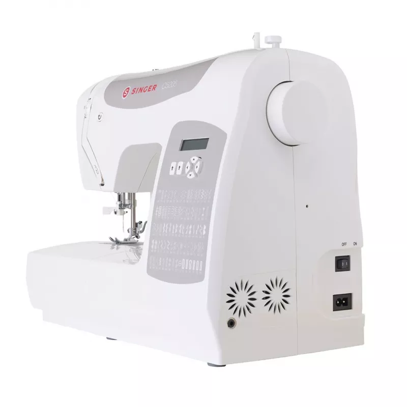 Macchina da cucire computerizzata SINGER C5205 elettrica grigio bianco 1 passo