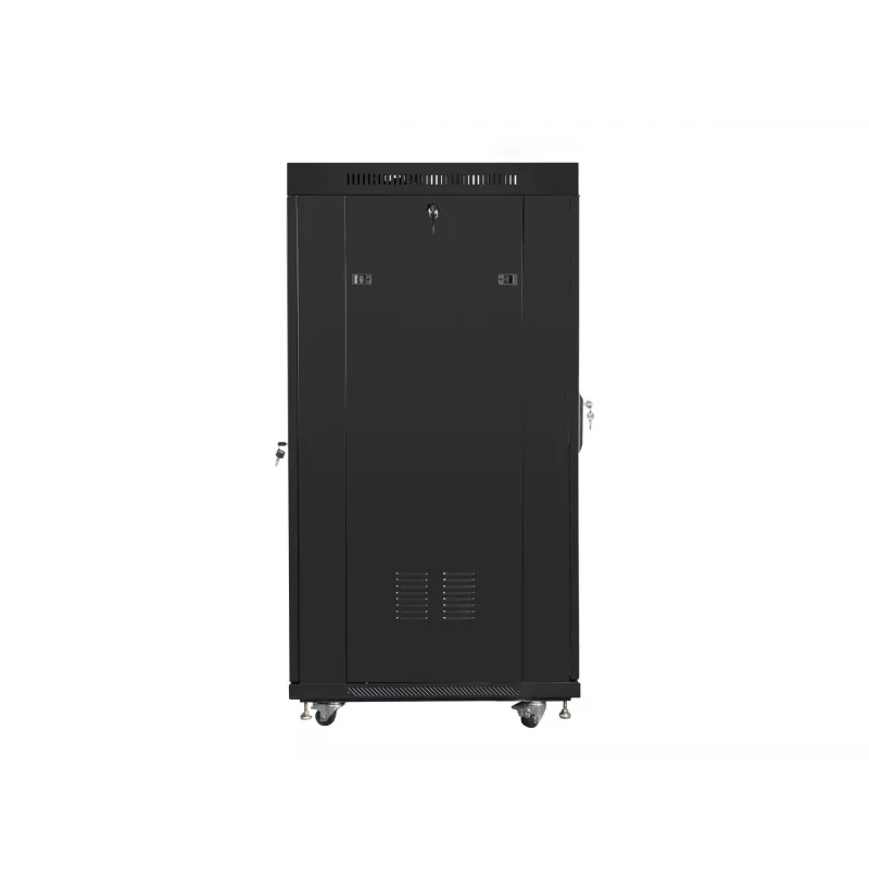 Armadio rack 19 27U 600x800 nero, porta perforata LCD (imballaggio piatto)