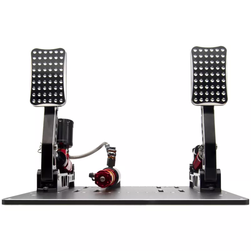 Simagic P2000 set 2 pedali idraulico, 100KG loadcell - Crimson Edition