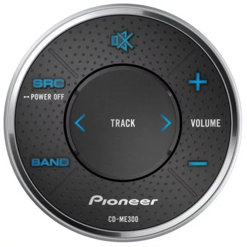 Pioneer CD-ME300 - audio - con filo - a pulsante - IPX7 - nero - argento