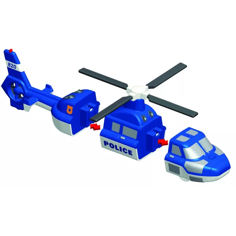 Set veicoli Popular Playthings Mix or Match Vehicles Police