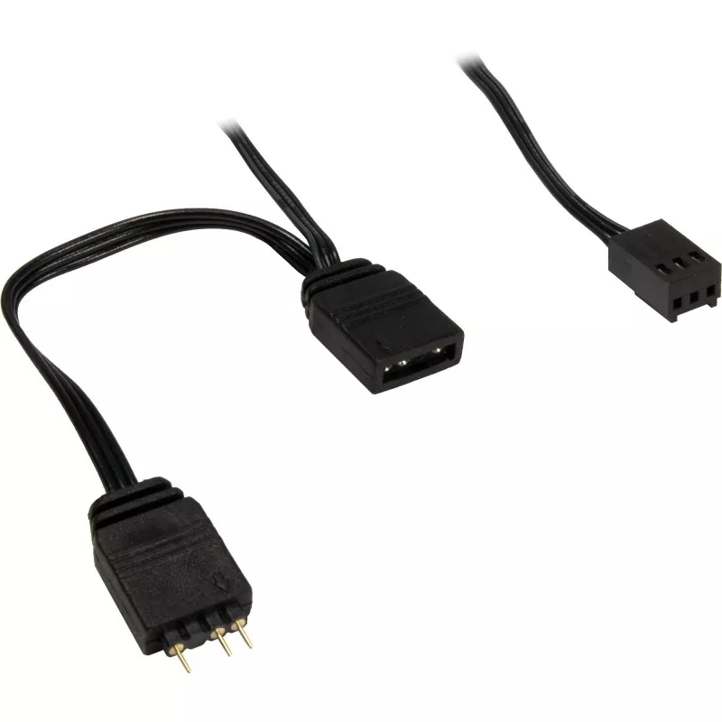 Dissipatore liquido all-in-one INTER-TECH LC-360 RGB — ventola 12 cm, cuscinetto idraulico, nero