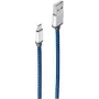 ShiverPeaks BS14-50020 - 0,9 m - USB A - Micro-USB B - USB 2.0 - 480 Mbit/s - blu