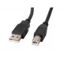 Lanberg CA-USBA-11CC-0010-BK cavo USB 1 m 2.0 USB B nero
