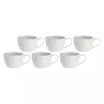 Set da 6 tazze da colazione Lunia 420 ml