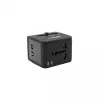 Adattatore da viaggio SBOX TA-23 con caricabatterie dual-USB e compatibilità universale delle spine