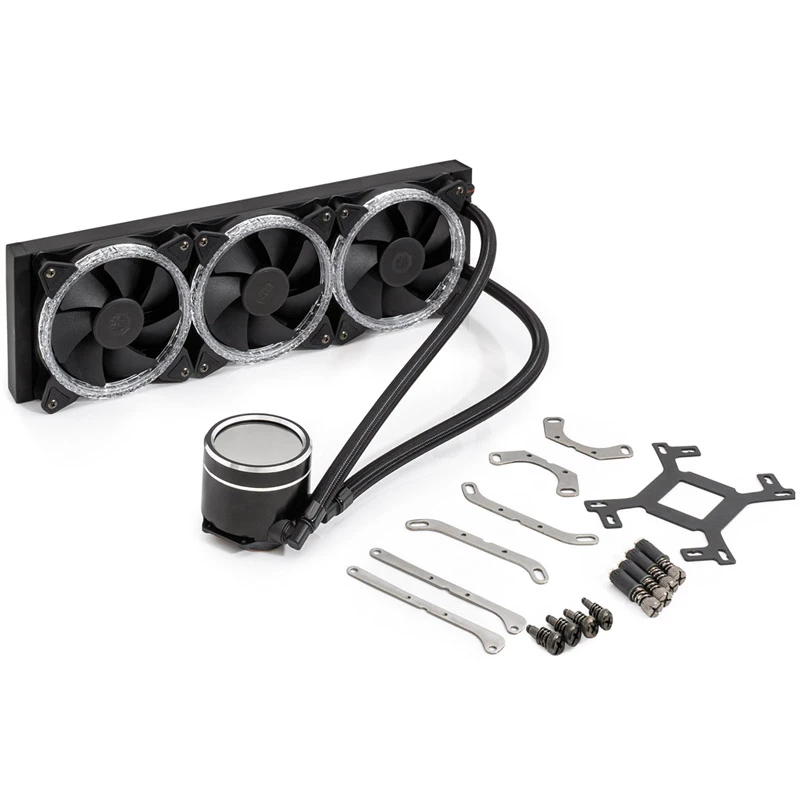 Dissipatore a liquido AIO Bitspower Cyclops 360 per CPU, nero