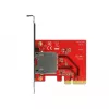 DeLOCK PCI Express > 1x slot esterno CFexpress - lettore di schede (CF) - PCI Express x4 3.0 (91748)