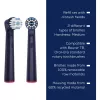 Beurer TB Sensitive Eco Green Planet testine spazzolino, blu scuro, confezione da 4