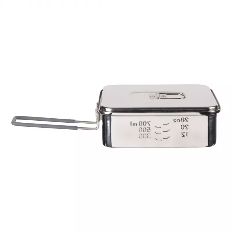 Pentola ESBIT PT1200ST acciaio inox pentola da campeggio 1,2 L, 554 g, argento