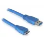 Cavo Micro-USB 3.0 DeLOCK 1 m, USB A, 5 Gbit/s, blu