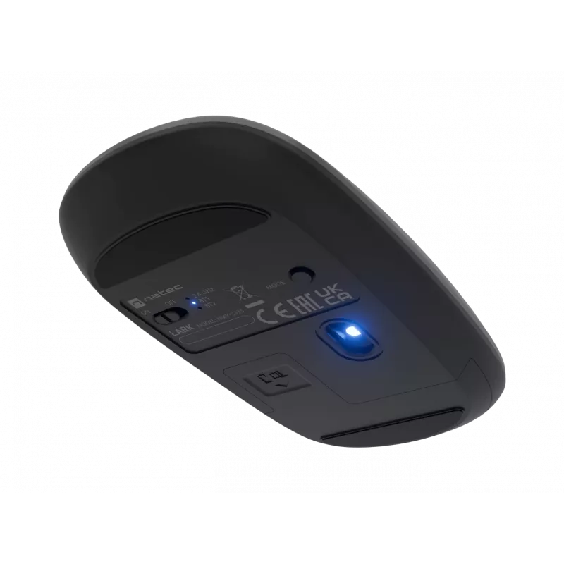 Natec Mouse | Lark | Wireless | 2,4 GHz, Bluetooth | Antracite