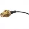 Cavo coassiale MikroTik ACSMAUFL connettore femmina SMA dritto 1 m nero