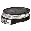 Adler AD 3093 Crepiera elettrica double-face 2 in 1, 1600 W, nero