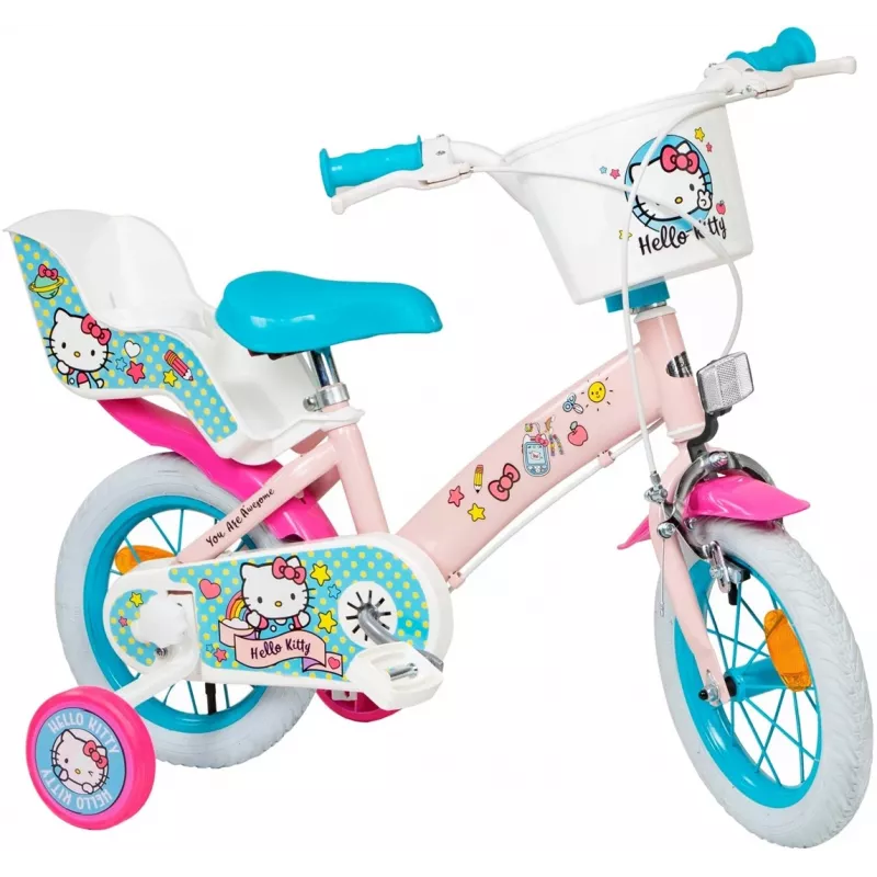 Bicicletta senza pedali per bambini Toimsa Hello Kitty 30,5 cm modello 1249 – ruota da 30,5 cm, telaio leggero
