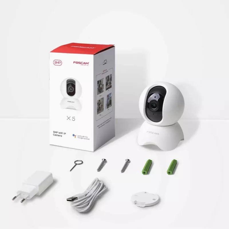 X5 - Telecamera di sorveglianza indoor IP LAN WLAN - Telecamera di rete