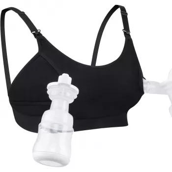 Momcozy YN08 reggiseno per tiralatte hands-free nero 2XL