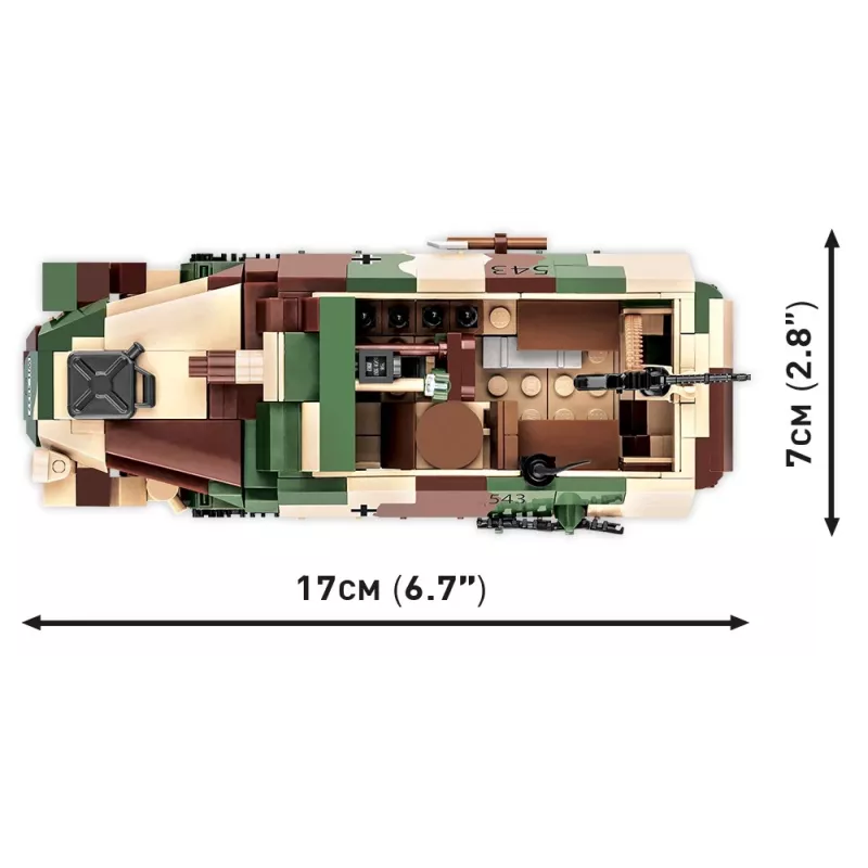 Sd.Kfz. 251/9 Stummel, giocattolo da costruzione