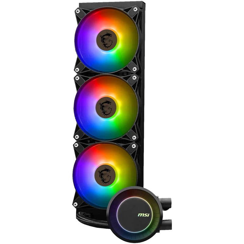 MSI MAG CORELIQUID E360 sistema di raffreddamento per computer scheda madre, processore kit raffreddamento a liquido 12 cm nero