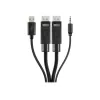 Cavo combo KVM Secure Belkin - cavo tastiera / video / mouse / audio - USB, connettore mini, DisplayPort (M) a jack mini stereo, USB Type